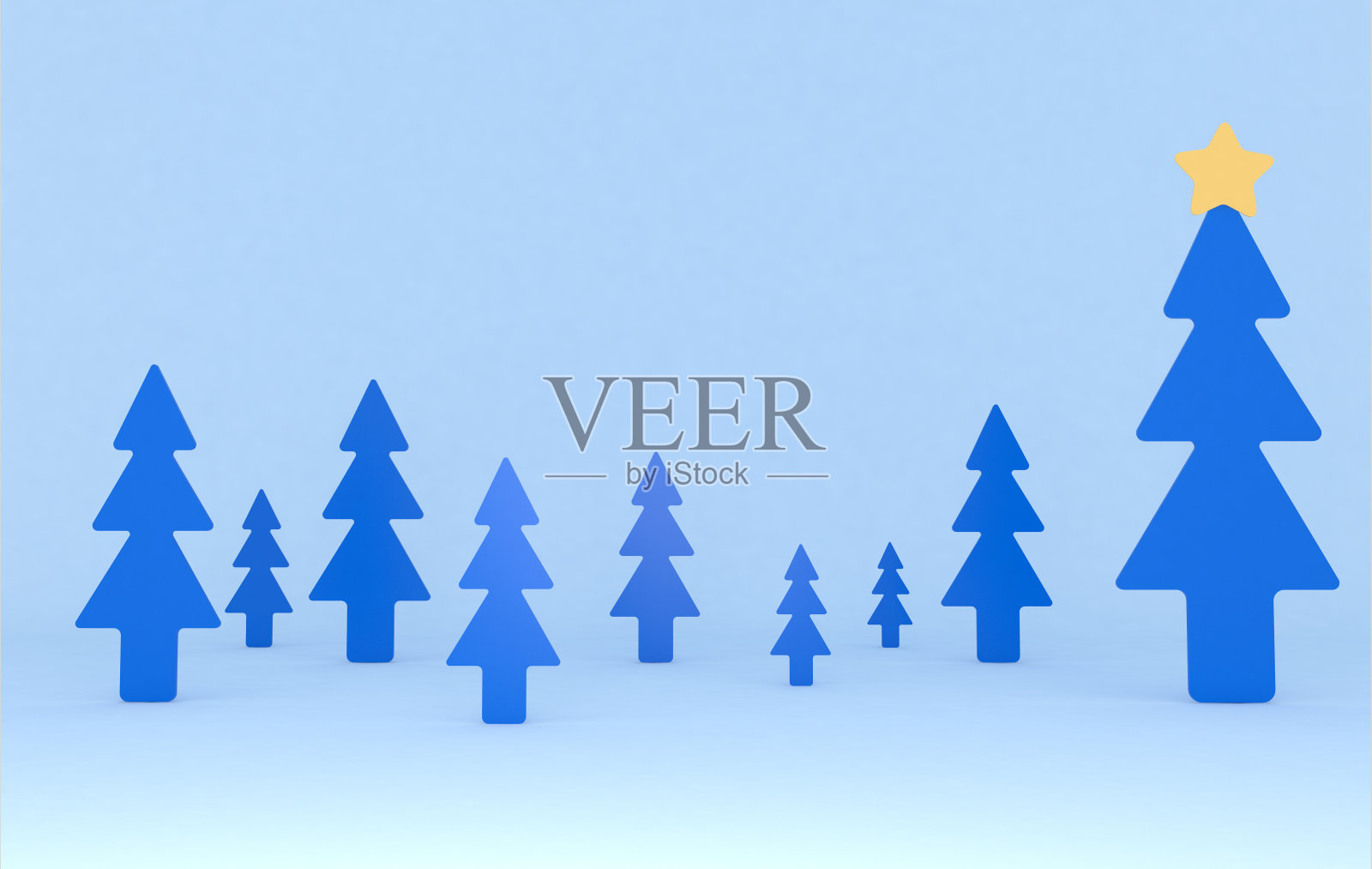 青松背景场景。集。照片摄影图片