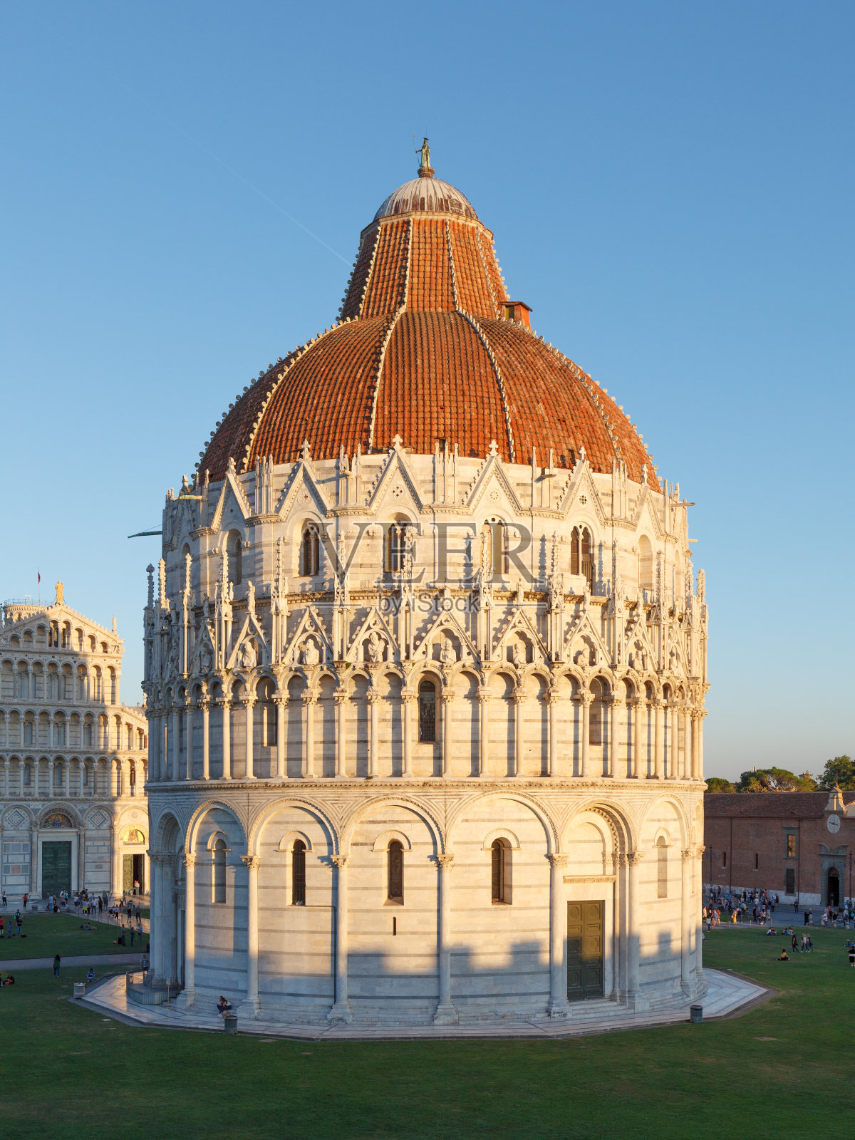 意大利比萨的景点照片摄影图片
