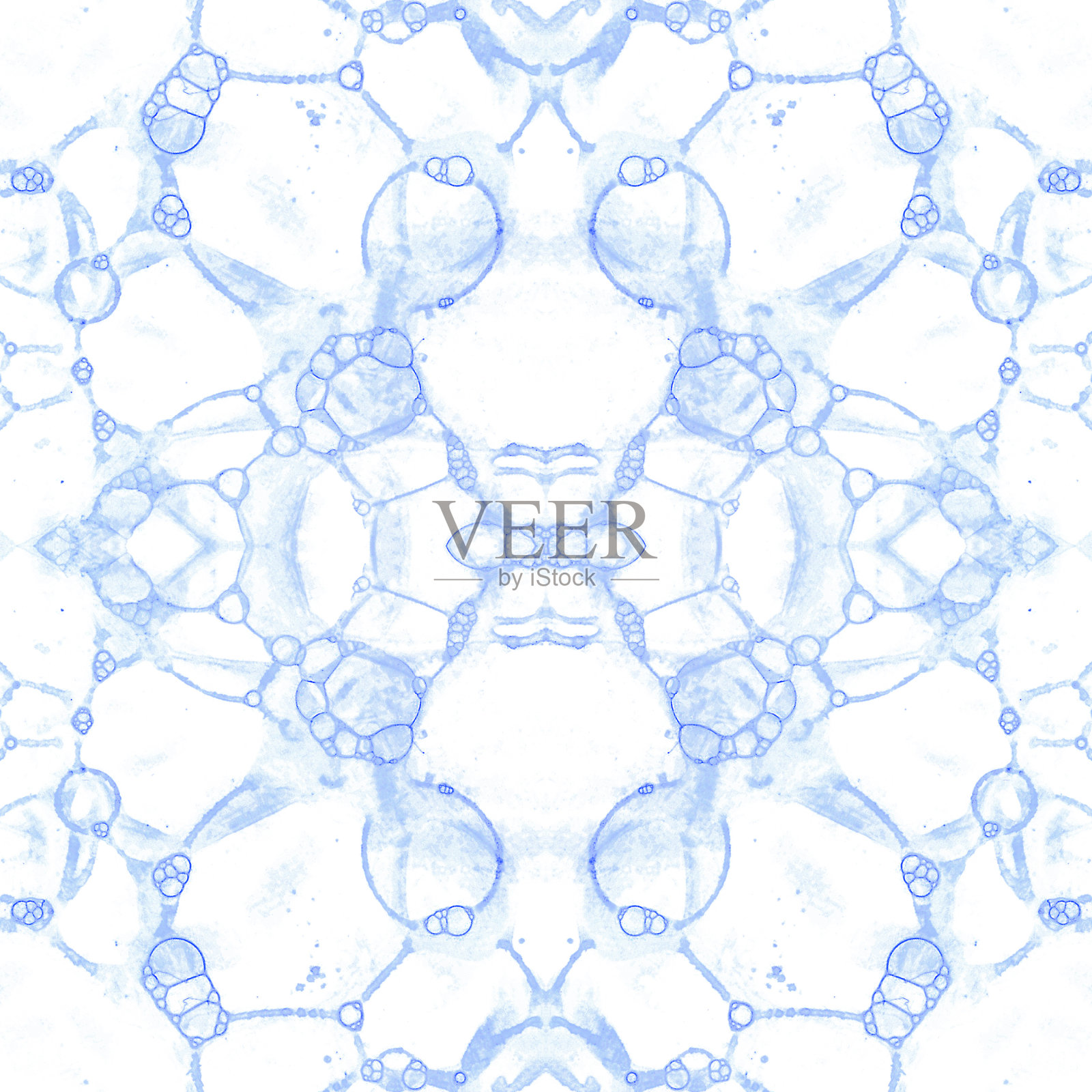 紫无缝模式。神奇精致的肥皂泡泡设计元素图片