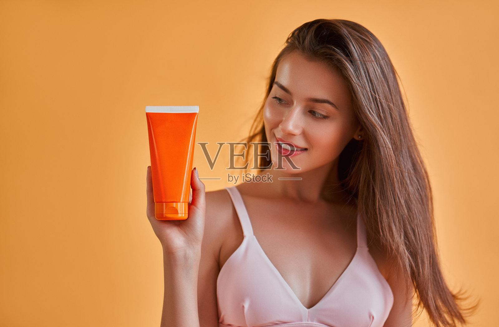 年轻女人孤立照片摄影图片