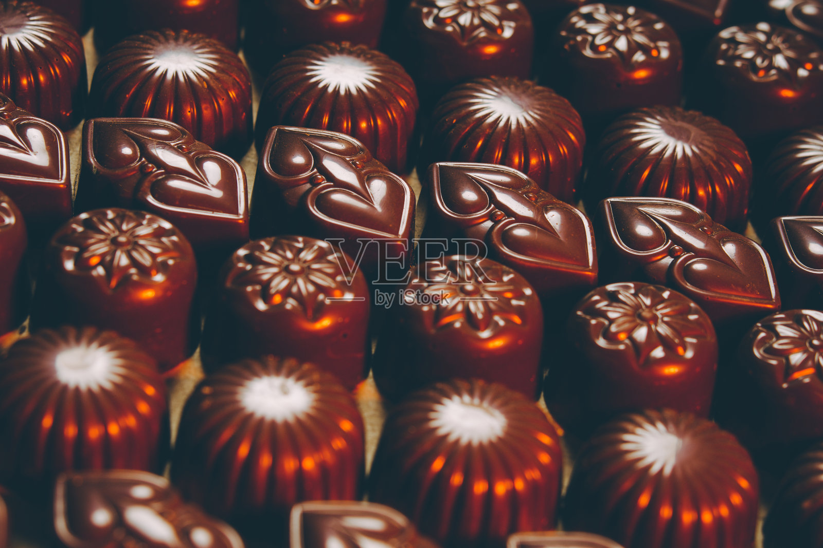 巧克力糖果制造照片摄影图片