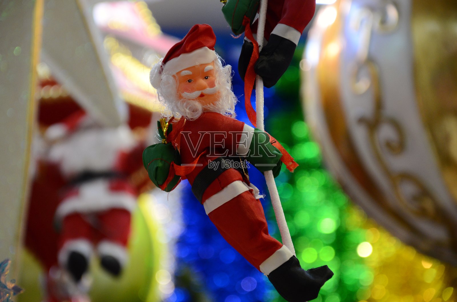 圣诞老人照片摄影图片