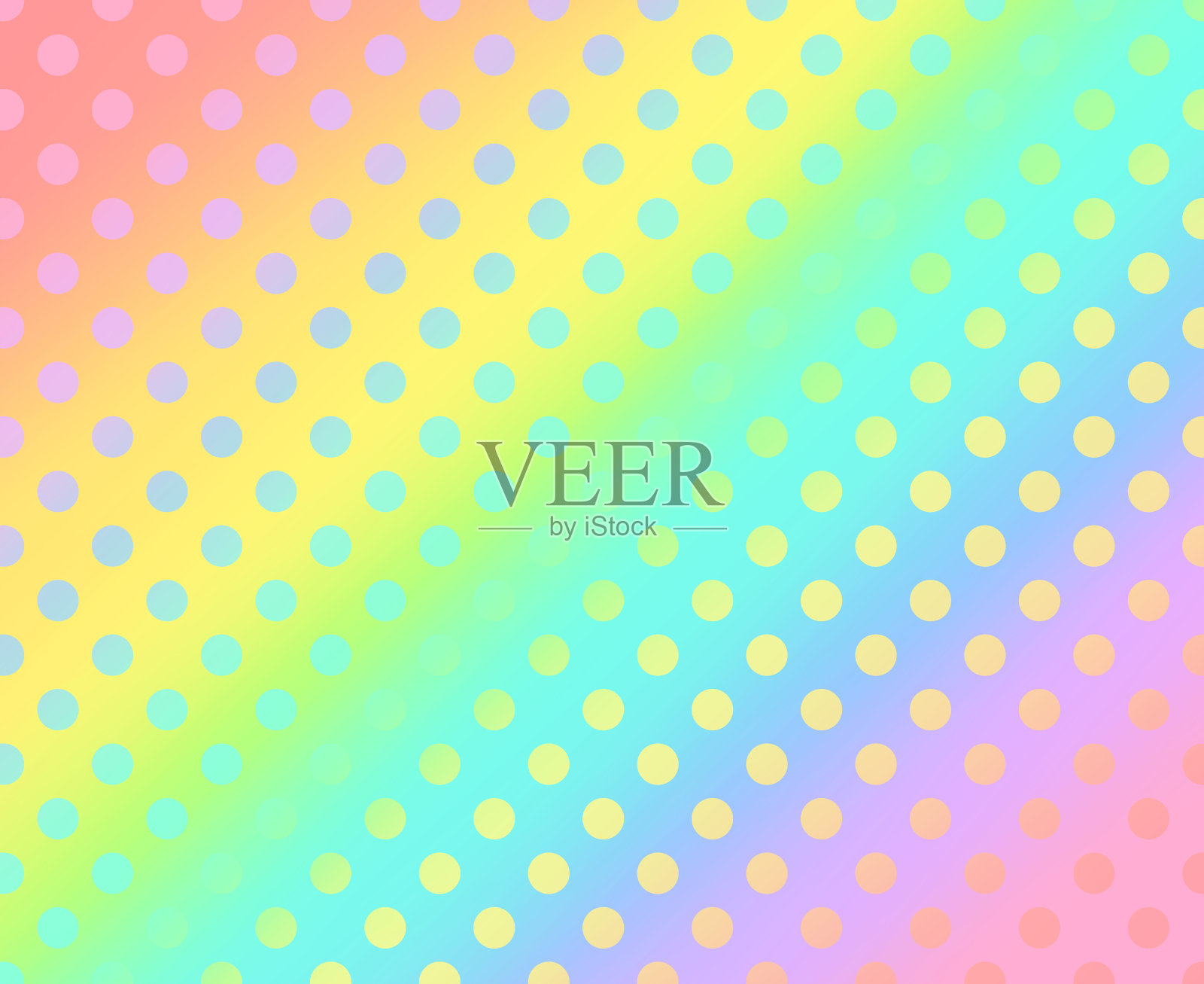 带圆点的插画图片素材