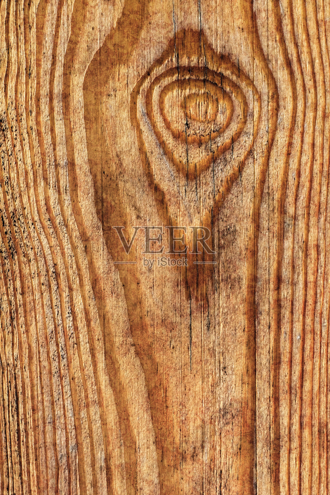 老风化的染色打结松木木板Grunge纹理细节照片摄影图片