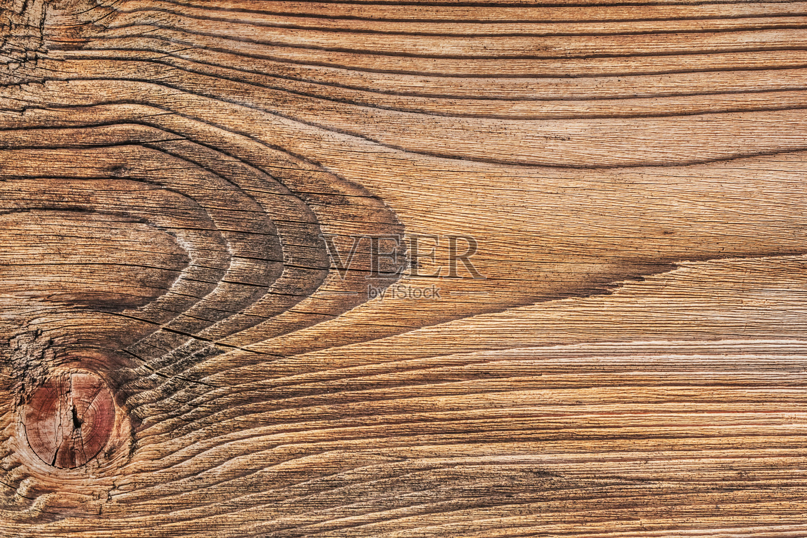 老风化开裂打结松木板垃圾纹理细节照片摄影图片