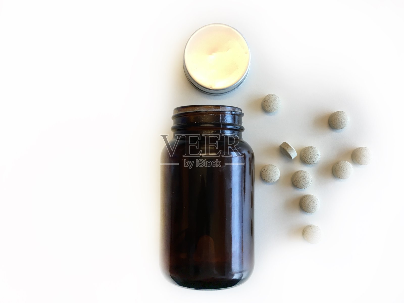 药丸和瓶子照片摄影图片