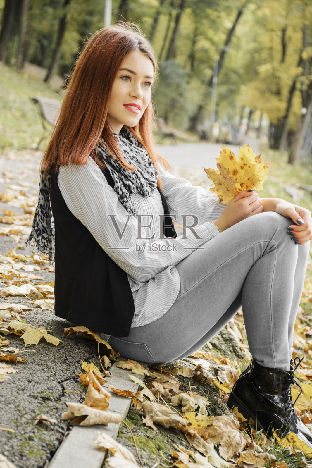 秋天的乐趣照片摄影图片