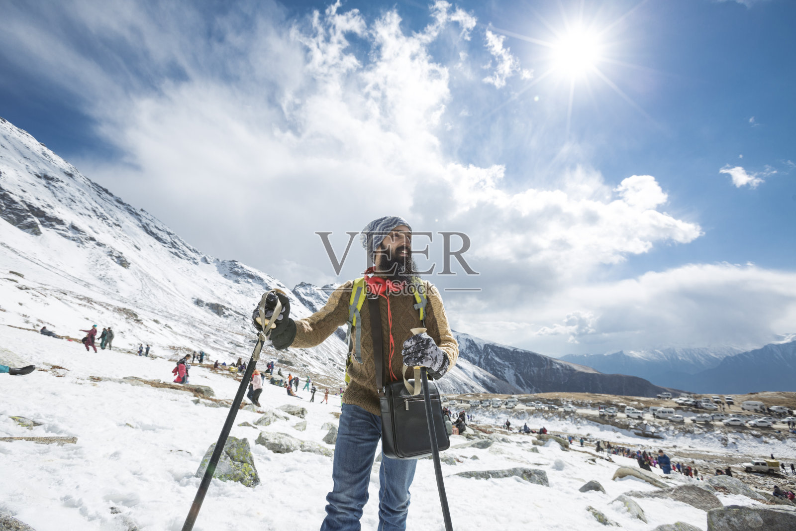 远足者欣赏的观点-股票图像照片摄影图片