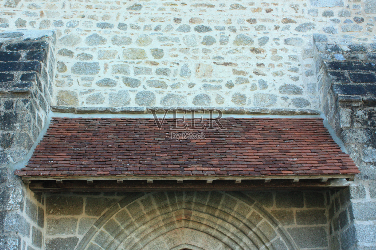 法国利穆森教堂入口照片摄影图片