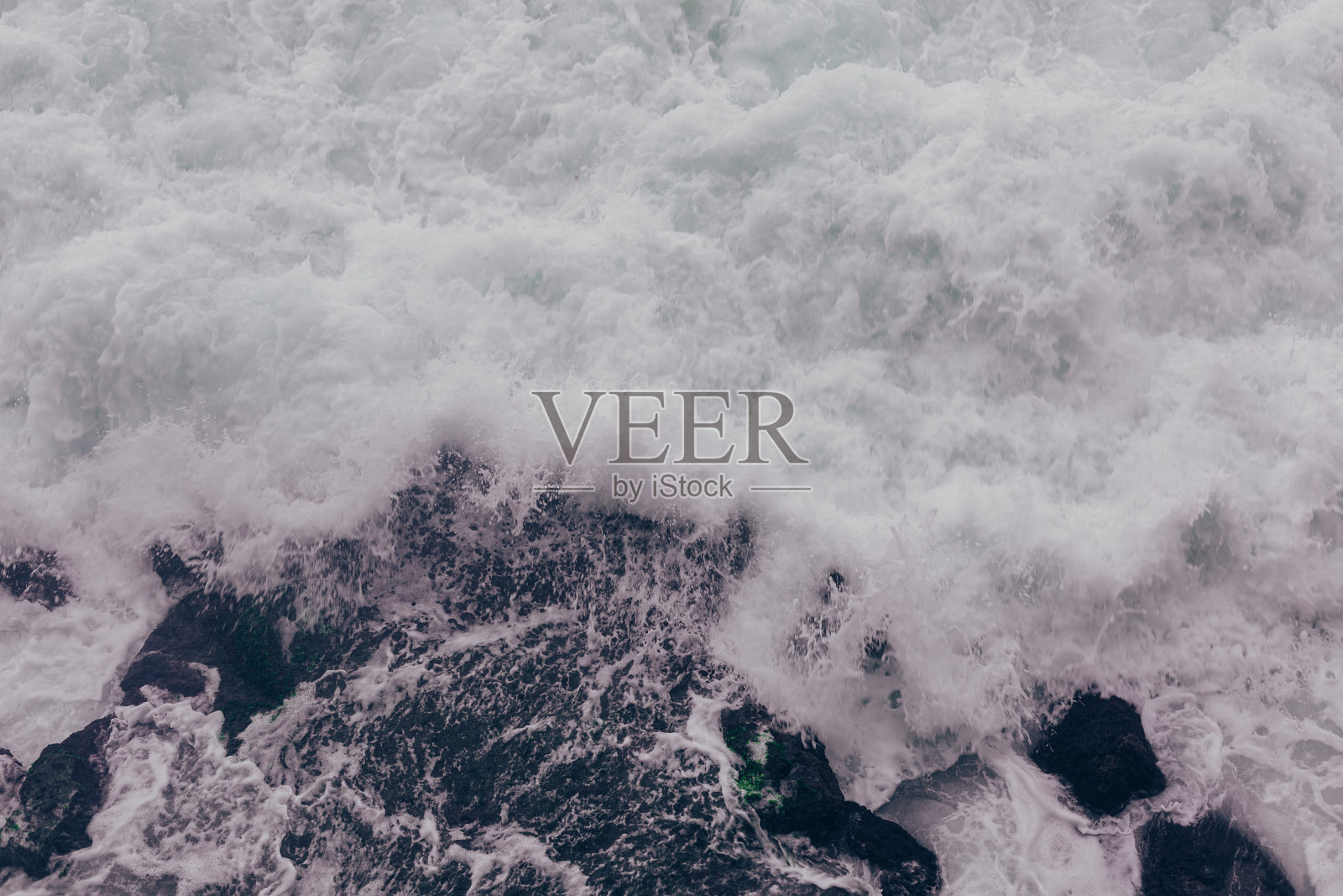 海岸岩石的高角度视图照片摄影图片