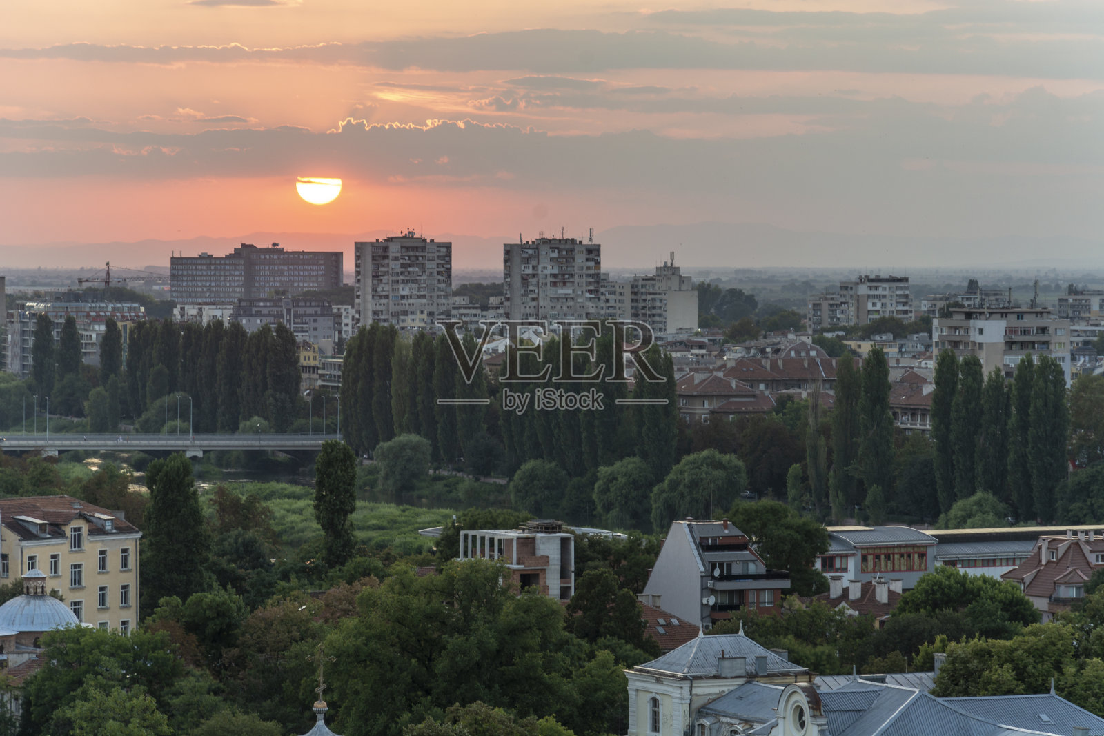 普罗夫迪夫全景照片摄影图片