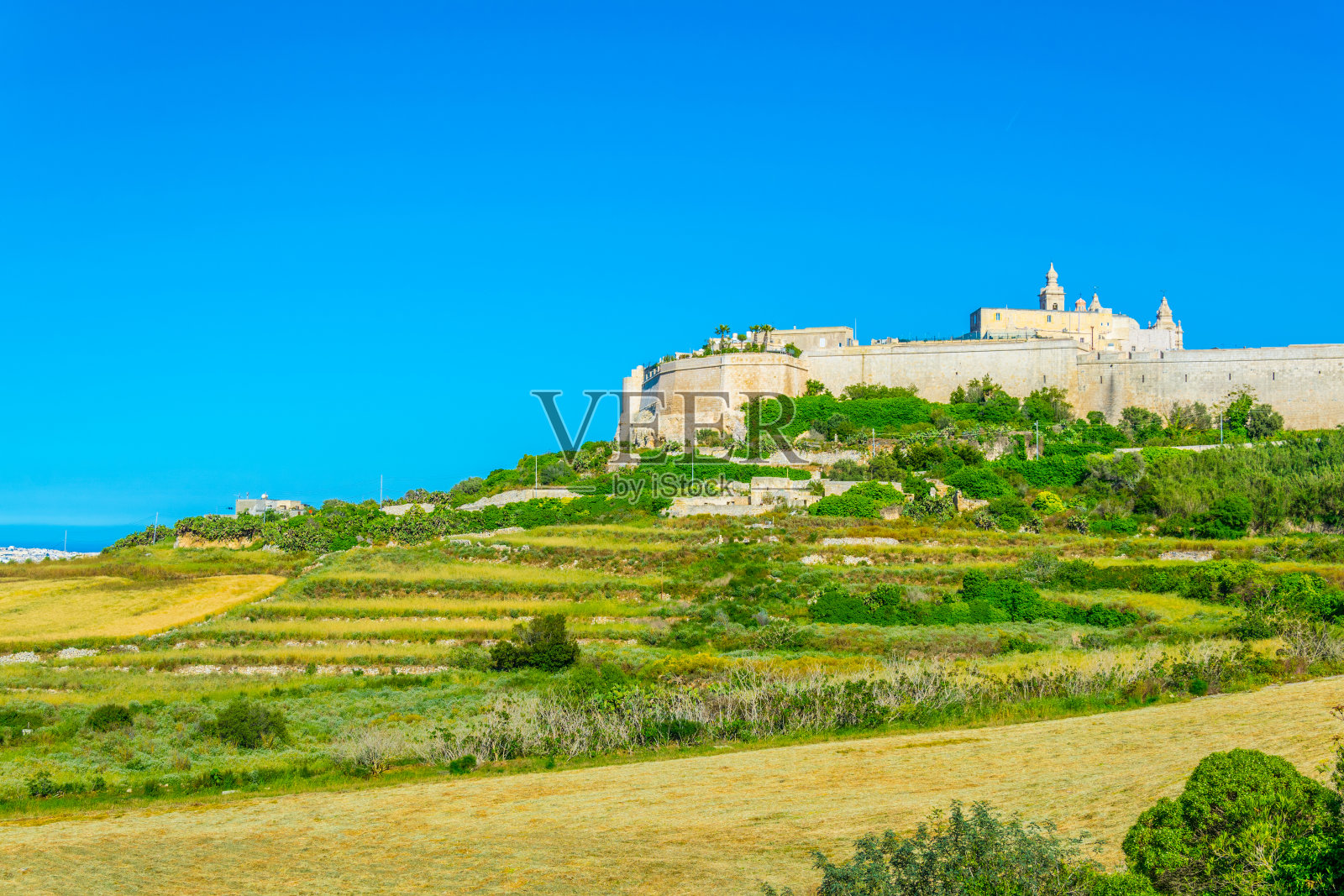 马耳他的Mdina要塞照片摄影图片