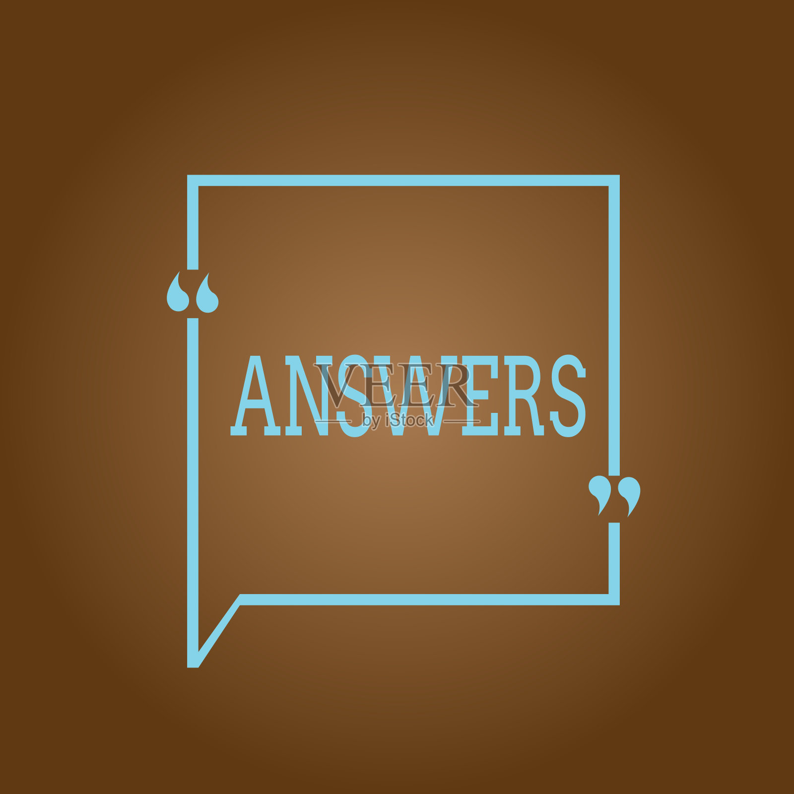 展示答案的手写概念。商业图片展示反应，回答问题，陈述或情况选择插画图片素材