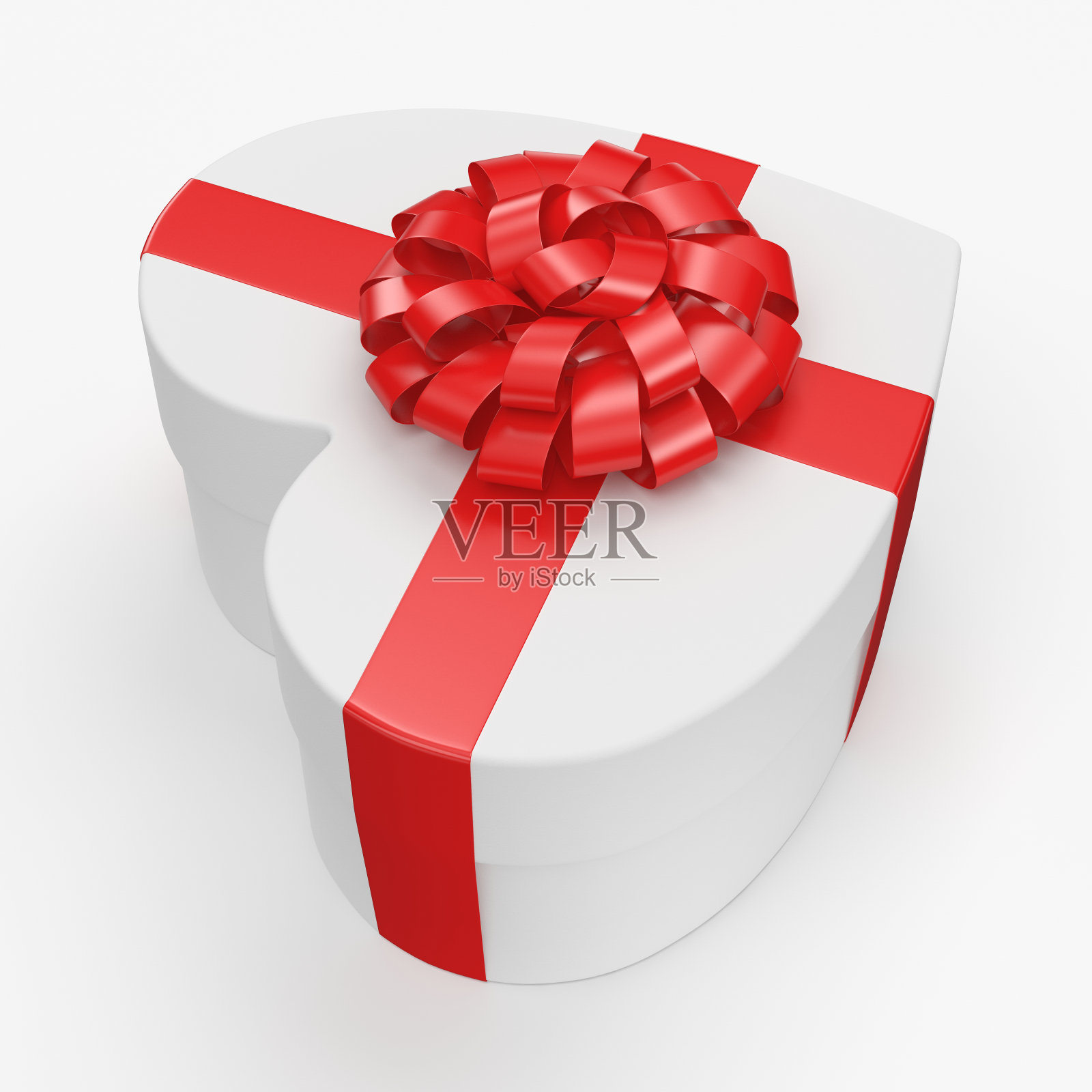 3D渲染白盒心脏照片摄影图片