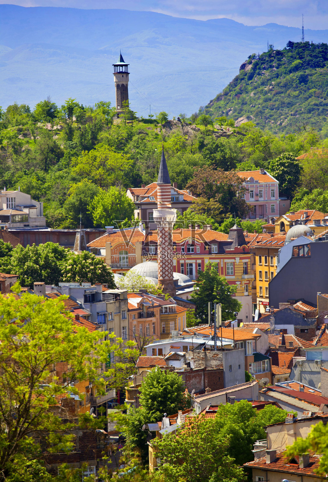 保加利亚普罗夫迪夫市照片摄影图片
