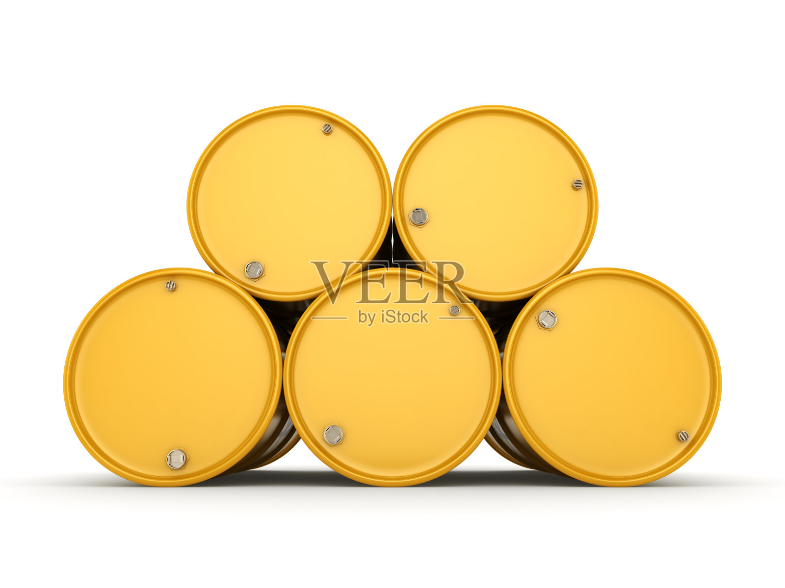 3D渲染生物危险桶照片摄影图片