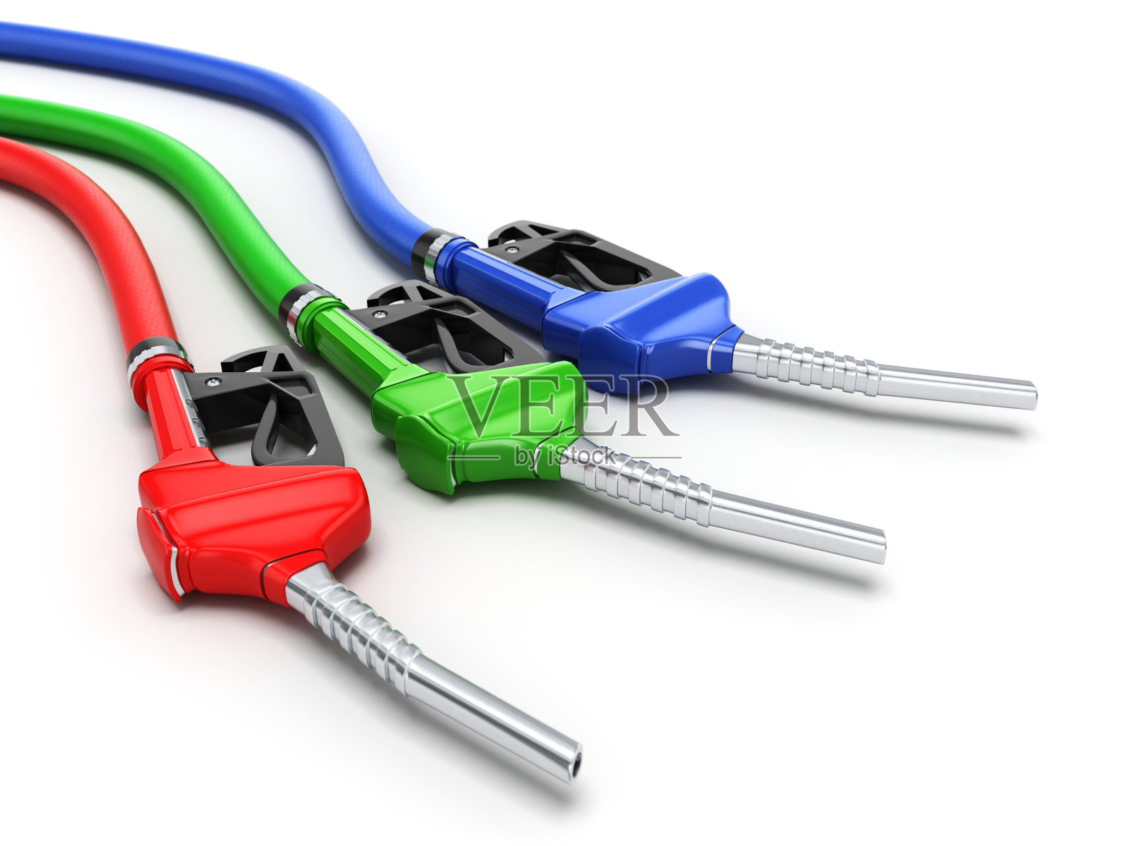 3D渲染加油喷嘴照片摄影图片