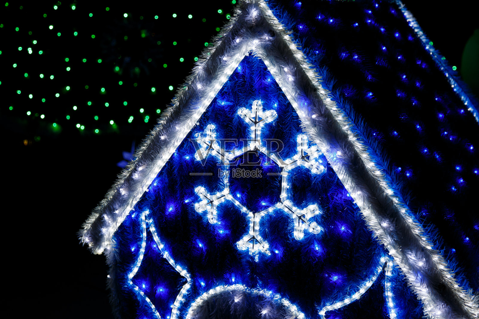 圣诞节的焦外成像背景照片摄影图片