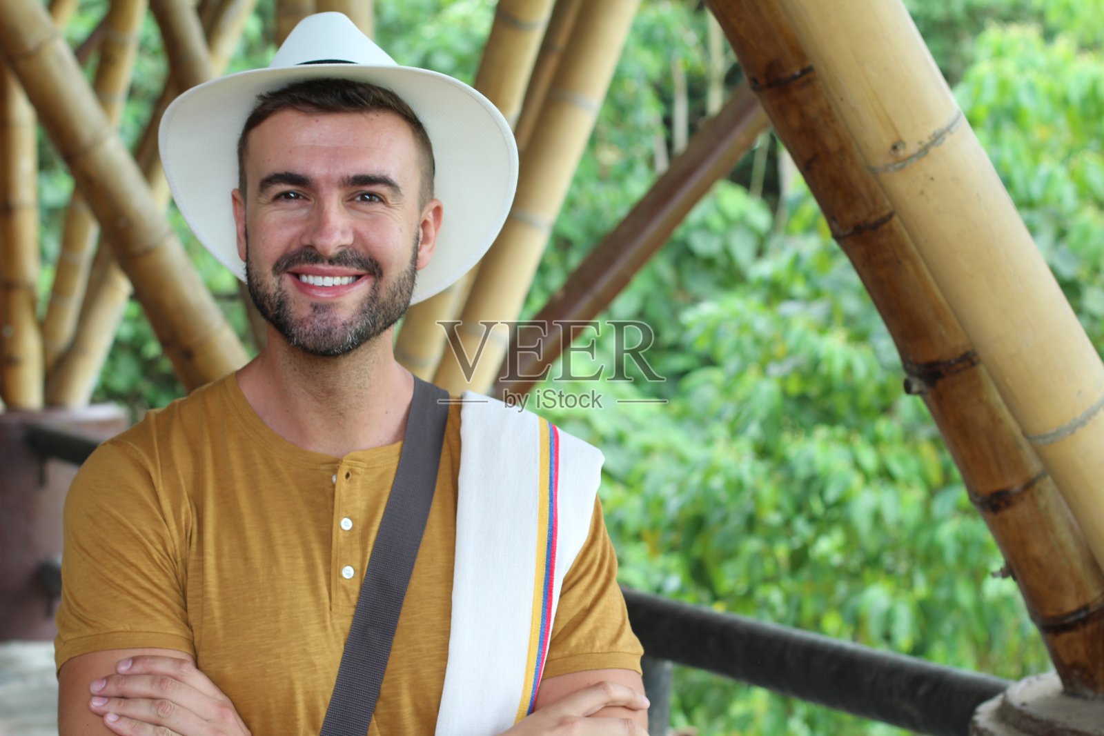 农民在工作与复制空间照片摄影图片