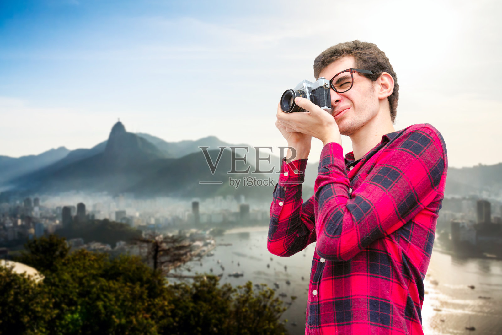 里约热内卢的年轻摄影师照片摄影图片
