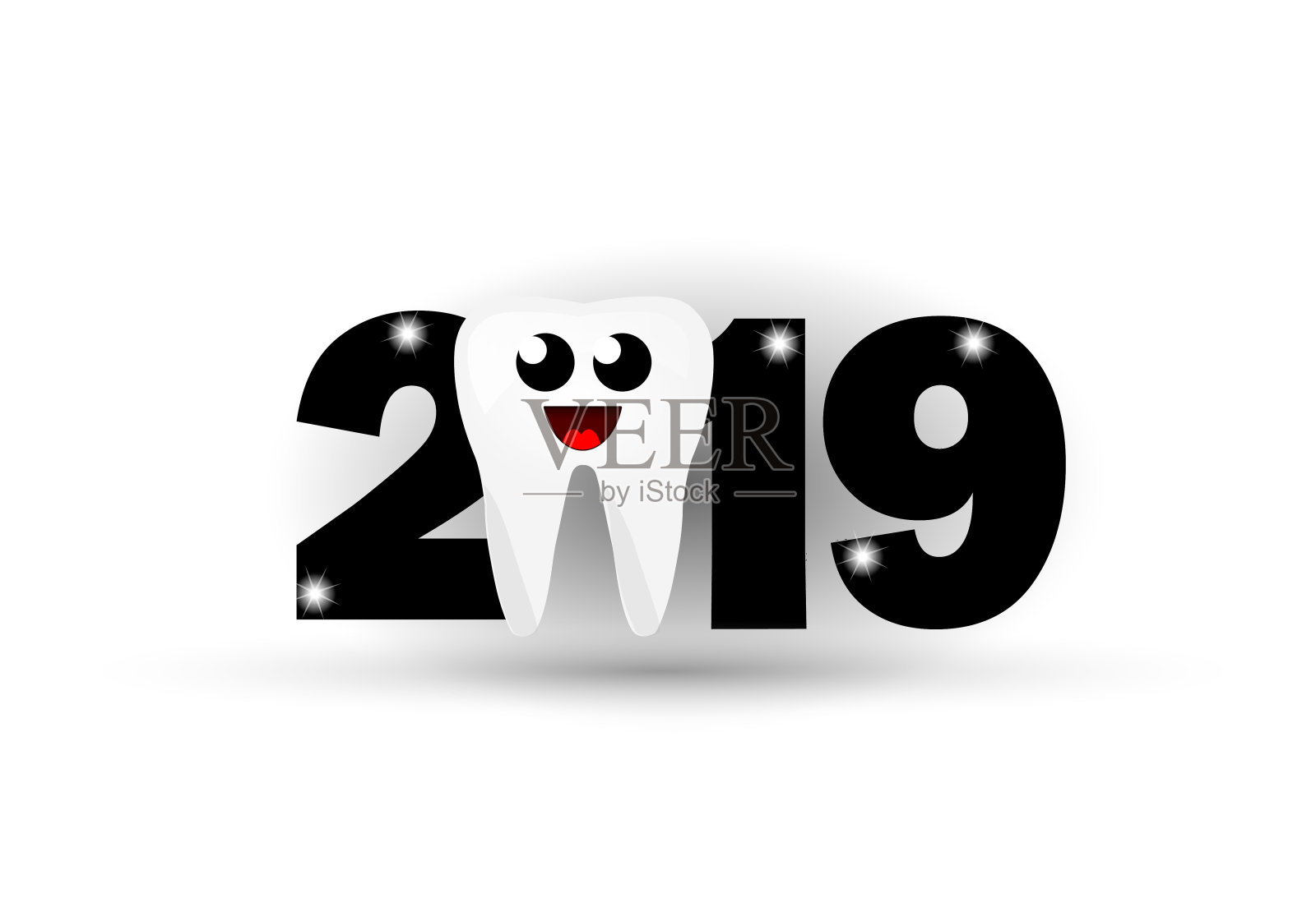 2019快乐牙齿插画图片素材