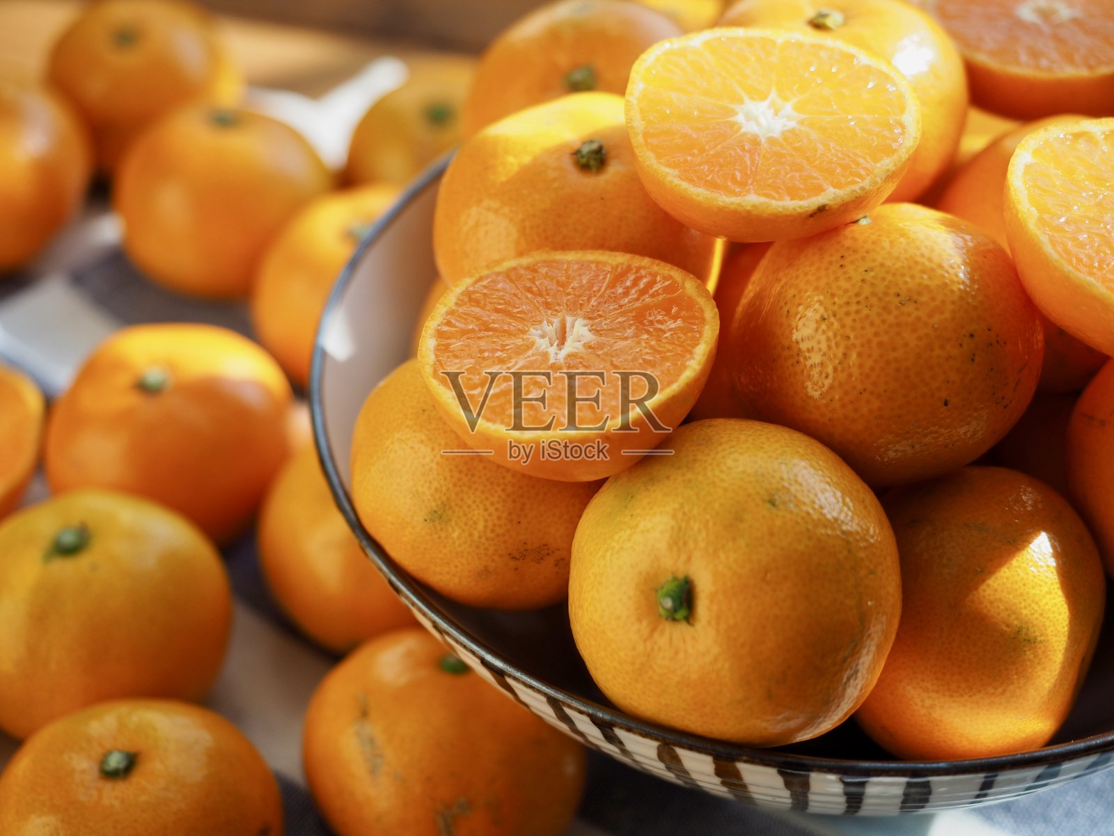 新鲜韩国水果济州岛柑橘，柑橘，橘子照片摄影图片