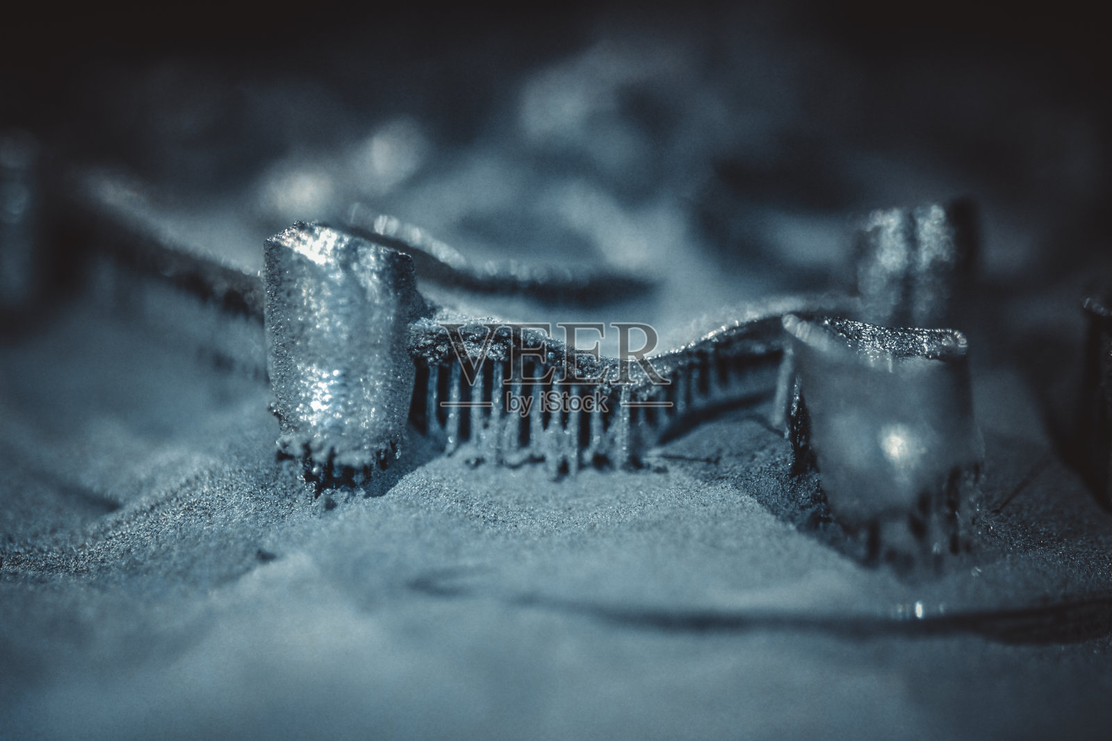 金属3D打印机上的印刷平台照片摄影图片