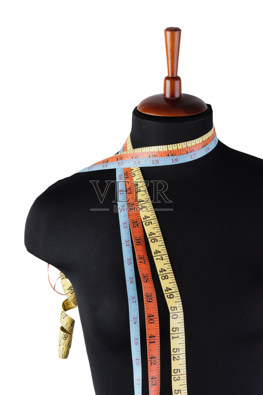 裁缝米和人体模型照片摄影图片