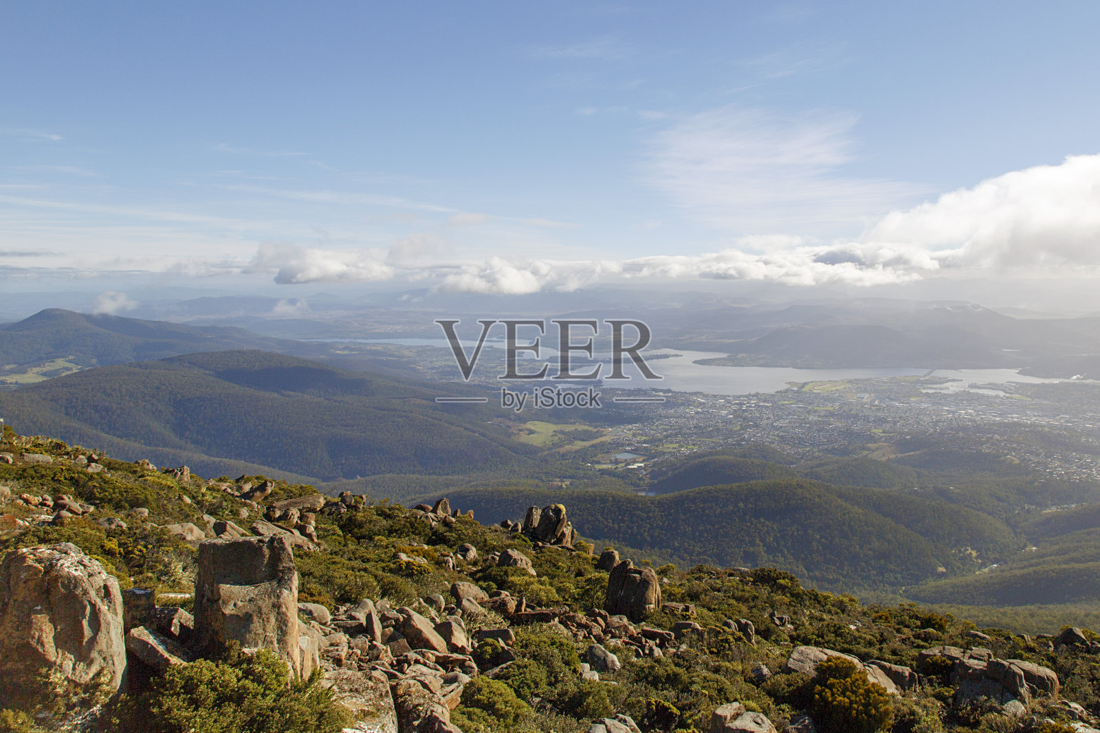 山顶观察站-威灵顿山塔斯马尼亚照片摄影图片