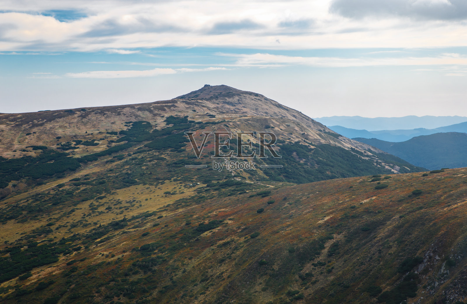 美丽的山景秋日照片摄影图片
