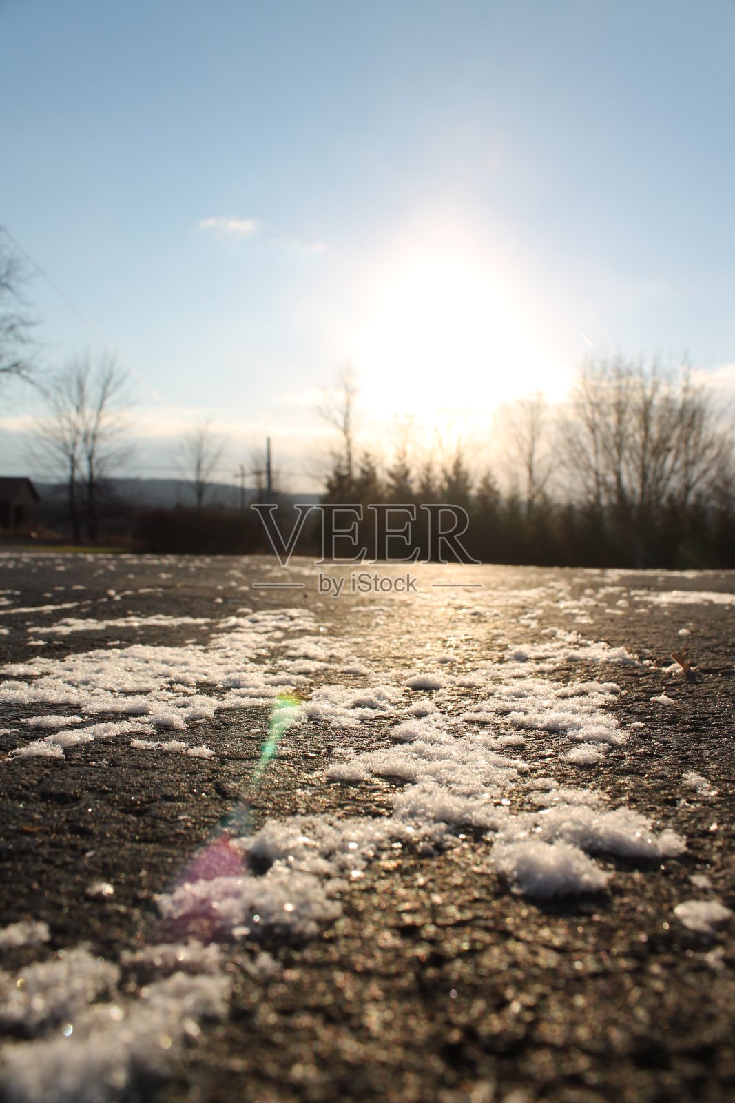 融化的雪-冬季摄影照片摄影图片