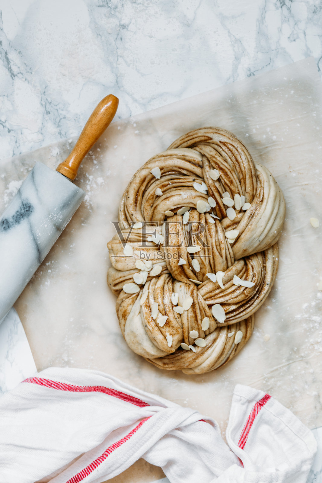 编面包面团照片摄影图片