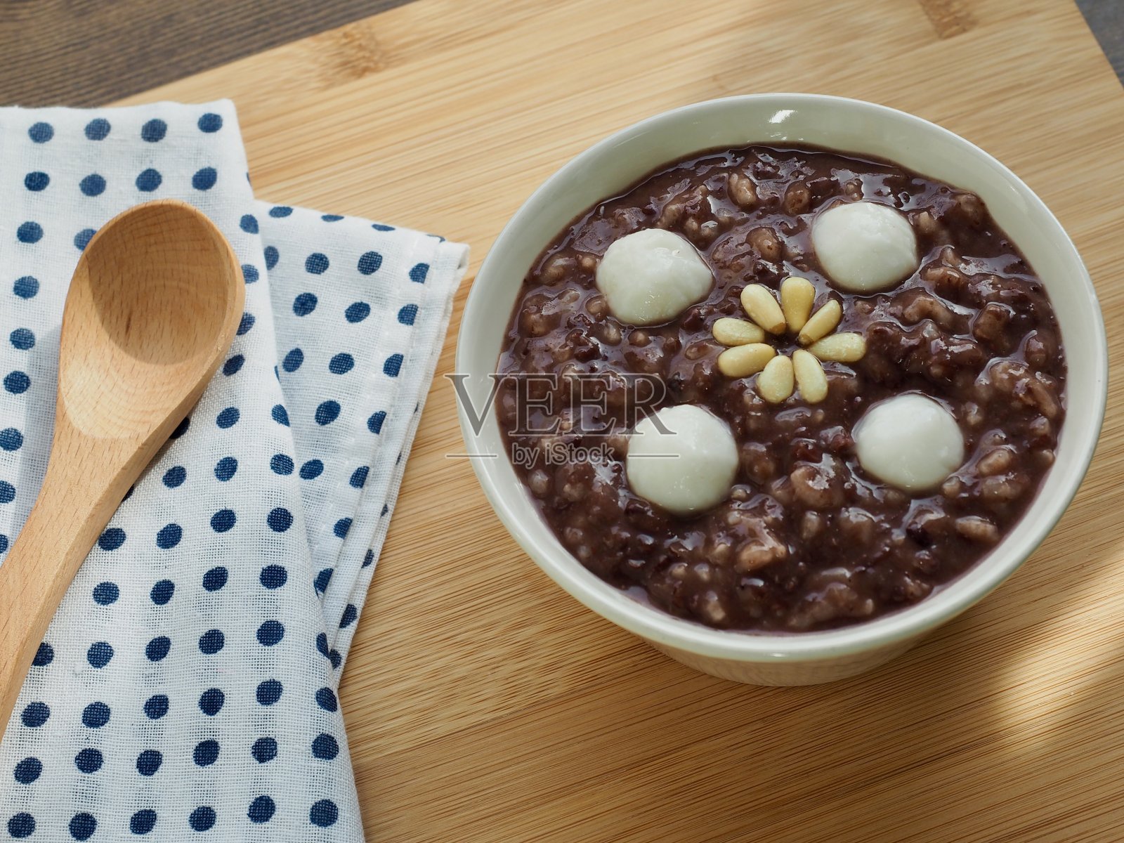 红豆粥照片摄影图片