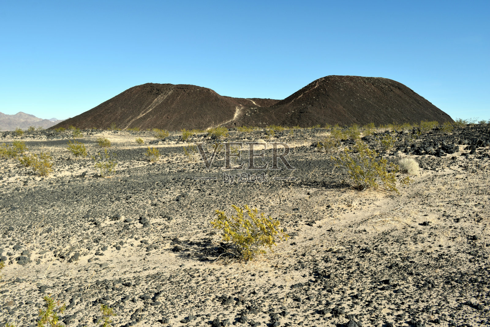 安博伊火山口的秋高气爽照片摄影图片