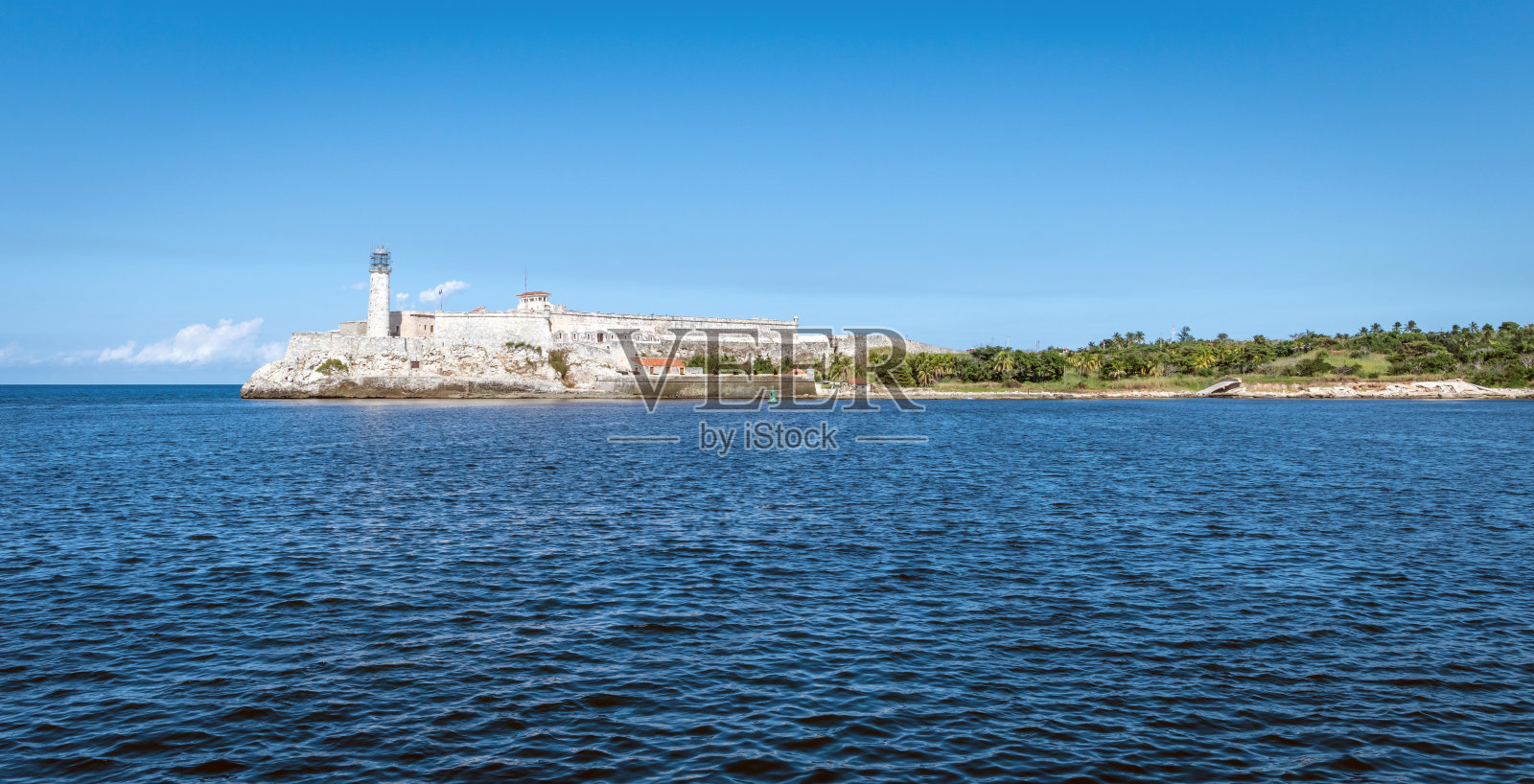 古巴哈瓦那海岸的卡斯蒂略·德尔·莫罗照片摄影图片