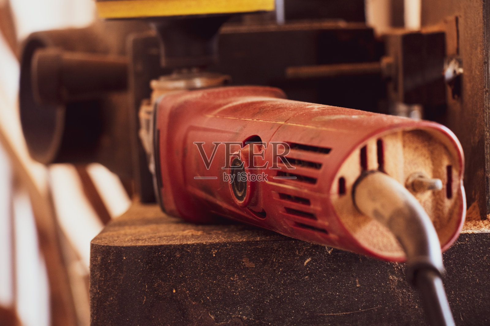 砂纸磨机照片摄影图片