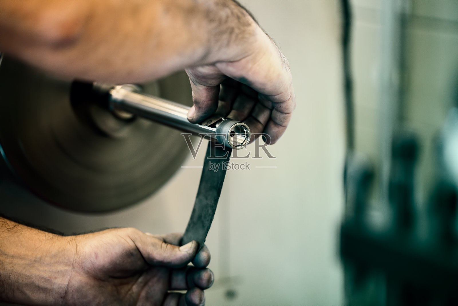 机修工用机械车刀照片摄影图片