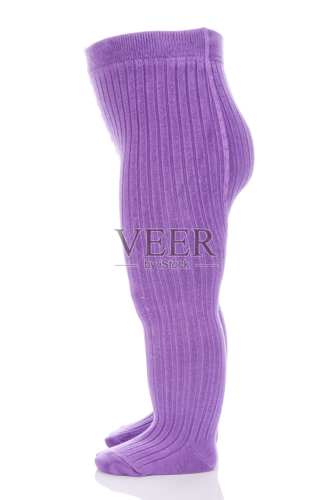 儿童紧身裤，连裤袜，婴儿用品，紫色紧身裤照片摄影图片