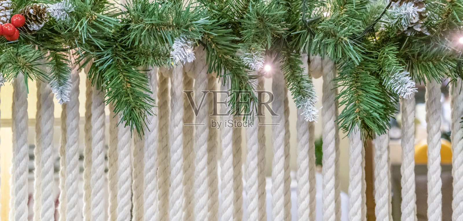 圣诞松树树枝与复制空间f照片摄影图片