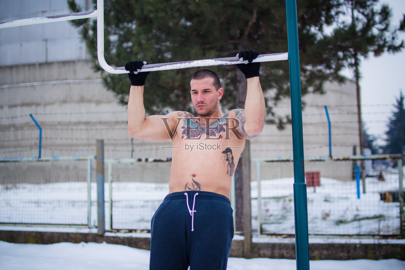 冬季训练照片摄影图片