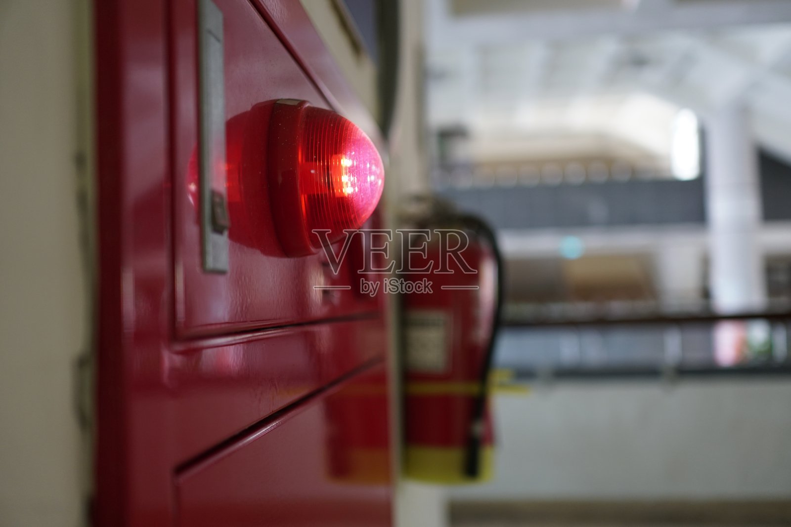 用于防火的警铃和警示灯照片摄影图片