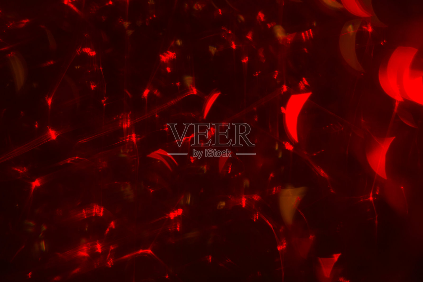 抽象背景红色散景圈。美丽的背景粒子。插图很漂亮。照片摄影图片