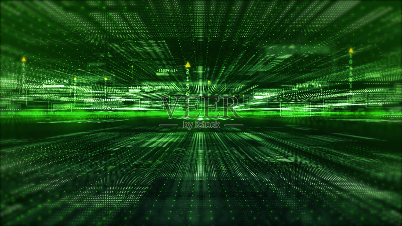 高科技数字显示全息信息抽象背景照片摄影图片