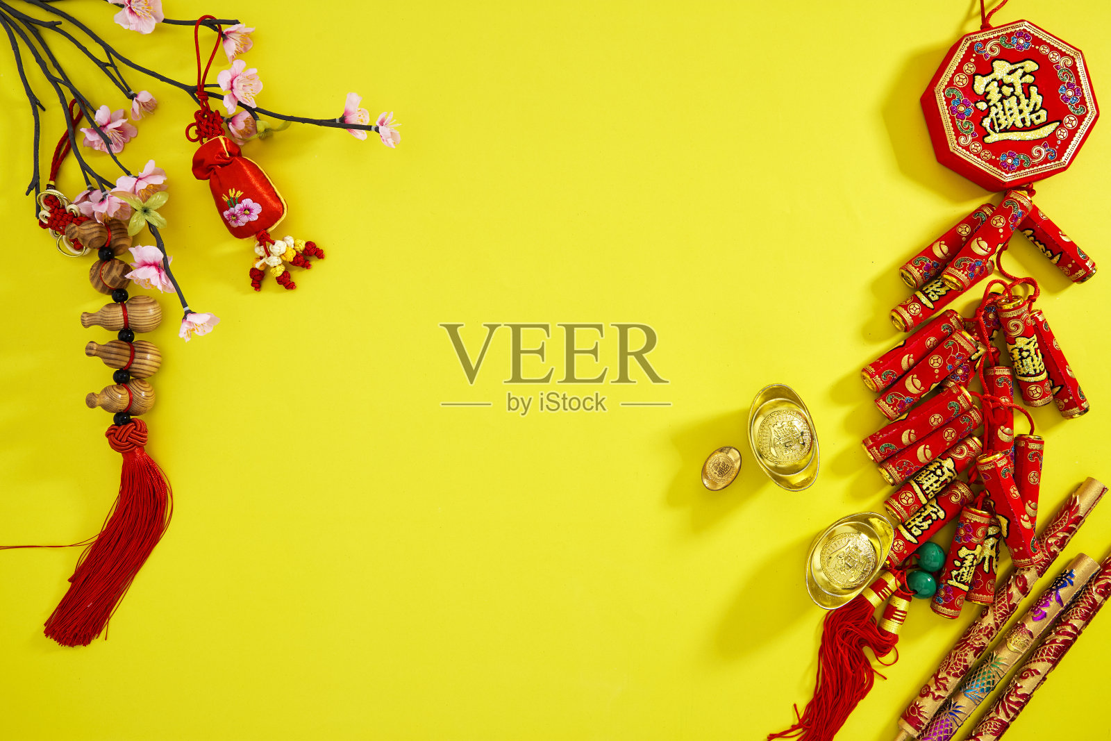 猪年春节快乐2019年风格照片摄影图片