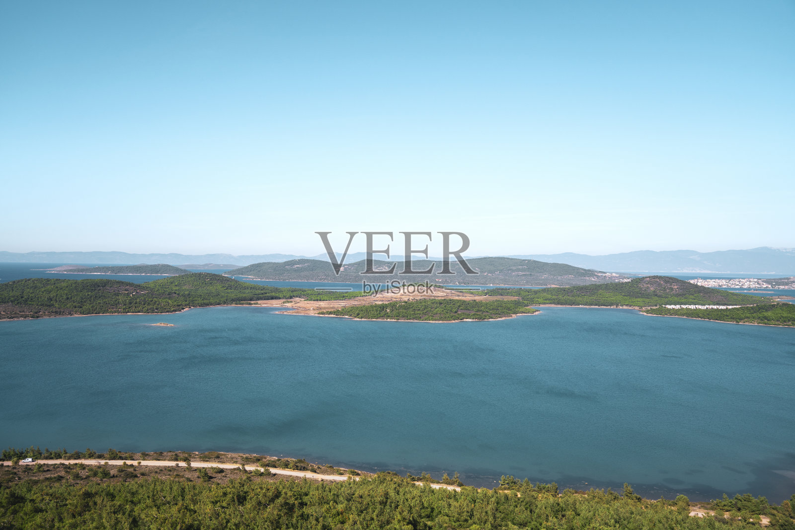 从山上看风景照片摄影图片