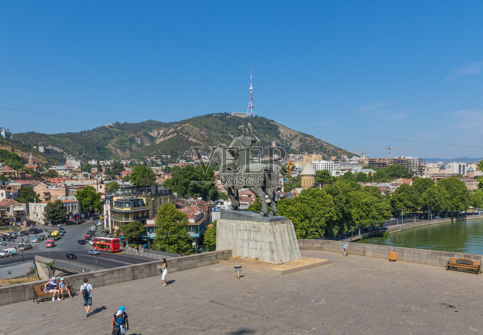 格鲁吉亚第比利斯老城照片摄影图片