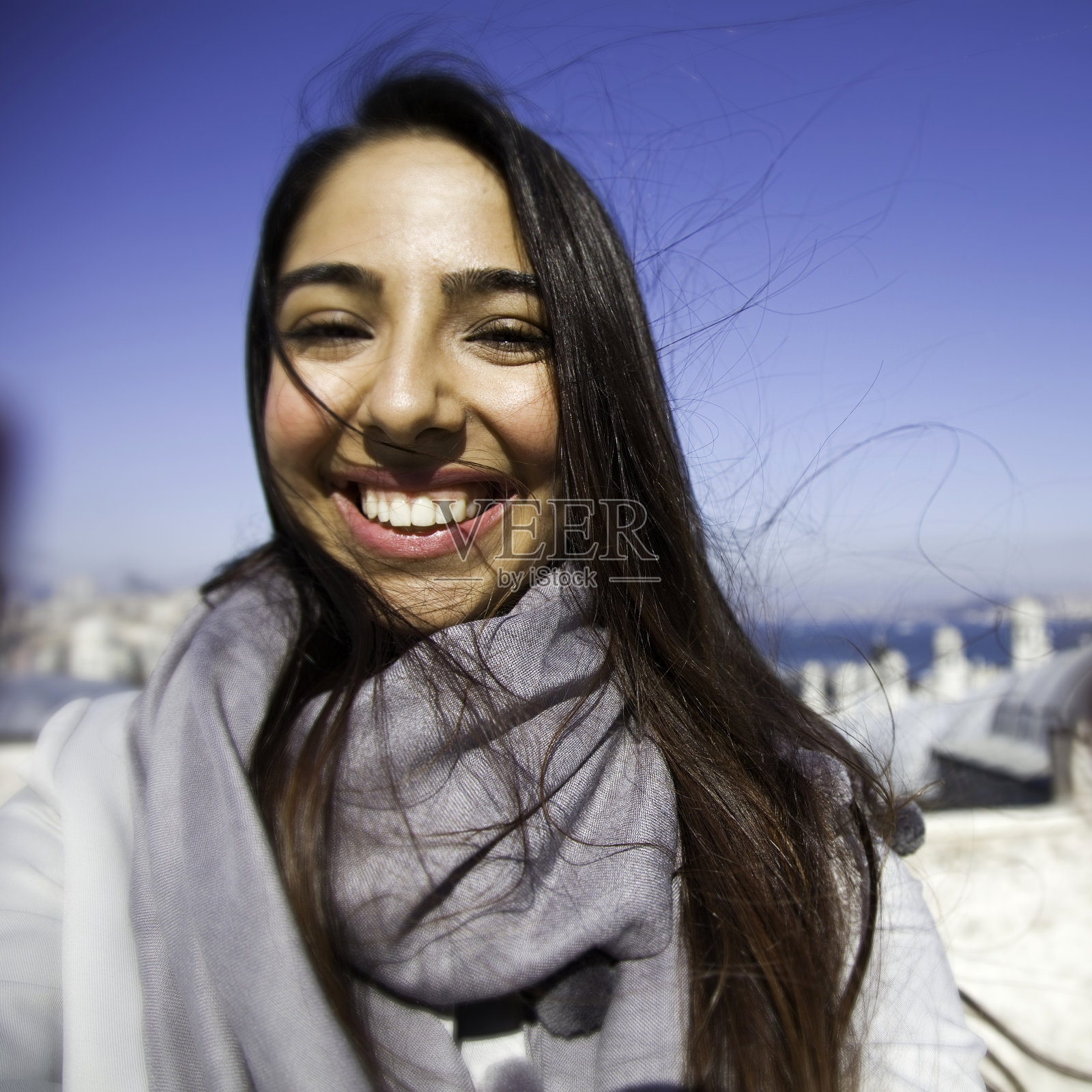 自拍的美丽女人照片摄影图片