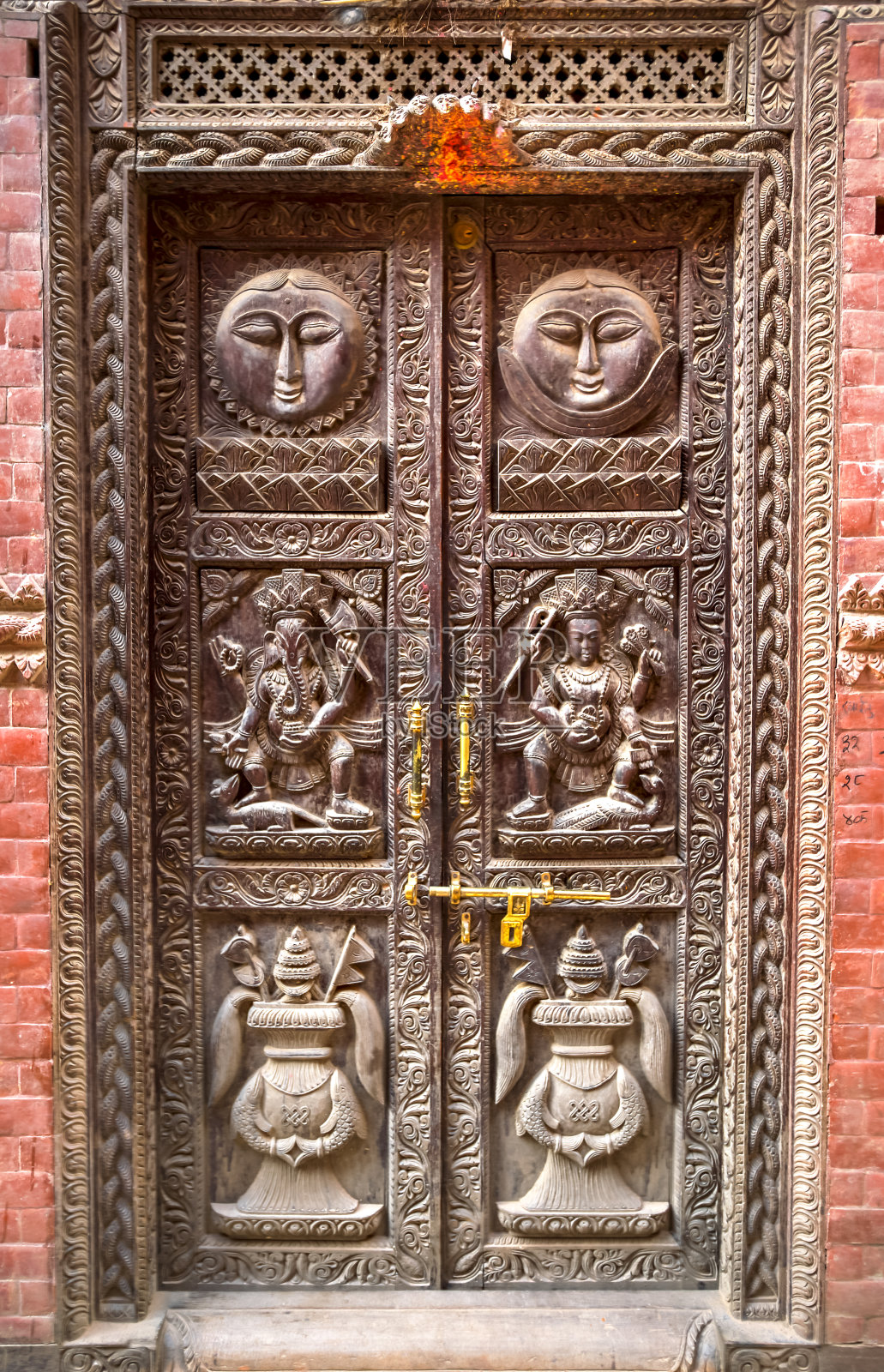 尼泊尔巴德岗杜巴广场照片摄影图片