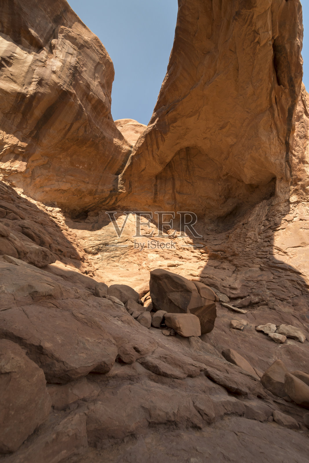 景观上的拱门国家公园照片摄影图片