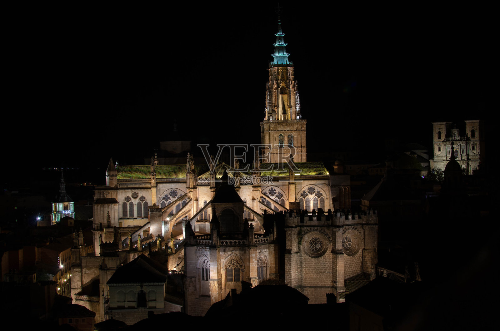 托莱多大教堂照片摄影图片